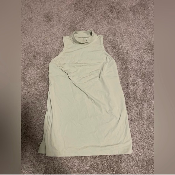 NWOT FLX Affirmation Mockneck Dress Green M - Picture 4 of 4